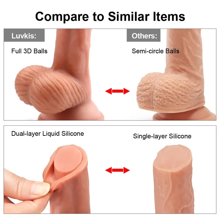 Luvkis Dildos Luvkis 80 Horse Realistic Silicone Dildo
