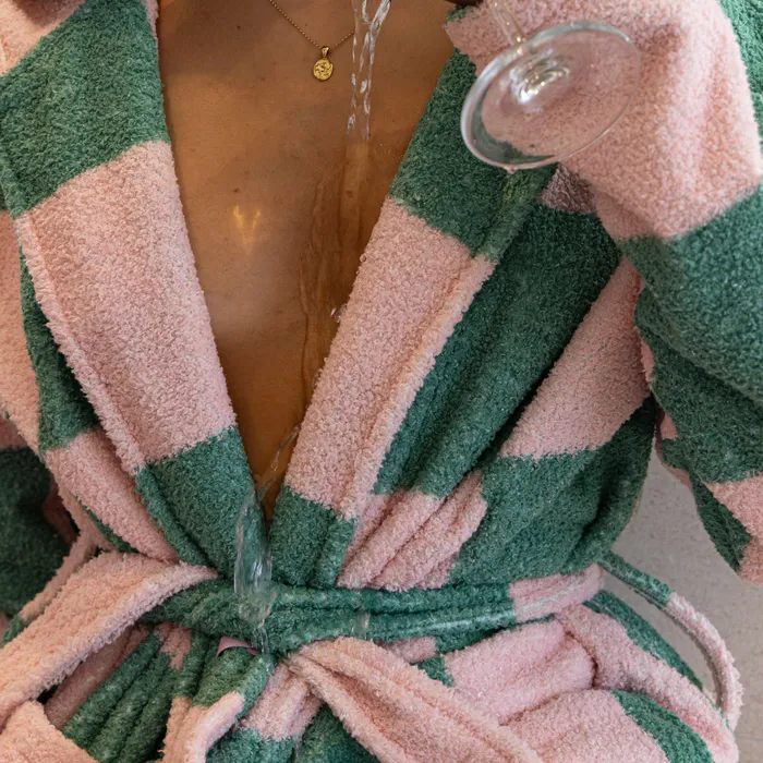 Splash Blanket Vibrators Splash Waterproof Robes Bubblegum Pink Envy Green