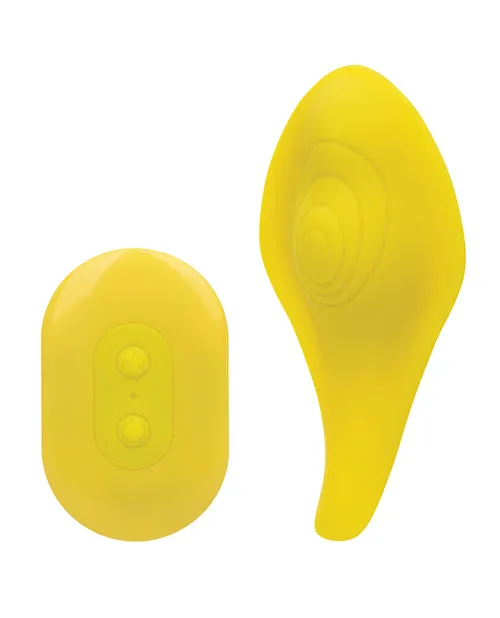 Neon Vibes The Secret Vibe wRemote Yellow Cal Exotics Vibrators