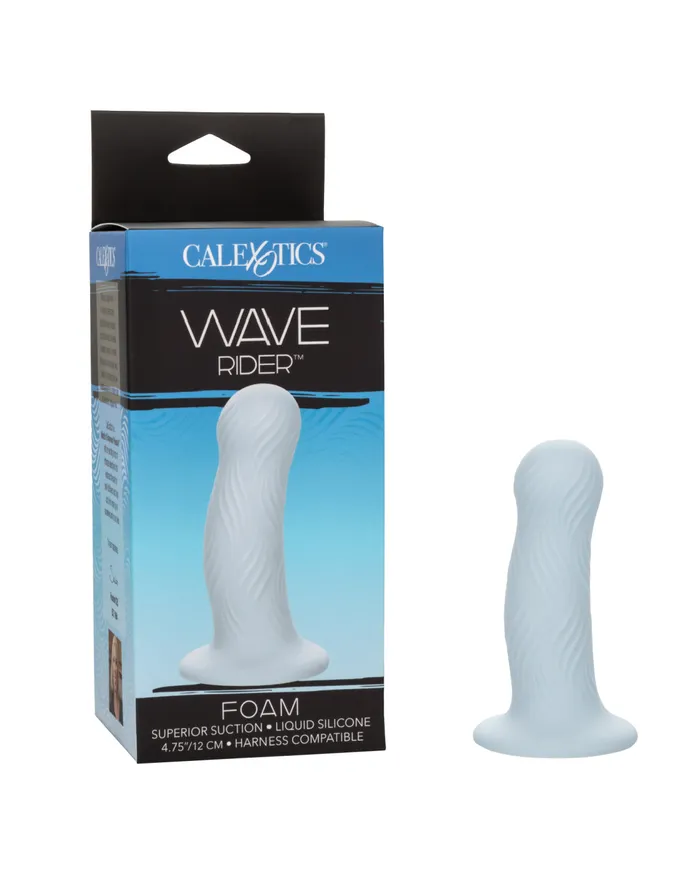 Wave Rider Foam Short Girthy 475 Inch Liquid Silicone Dildo CalExotics Dildos