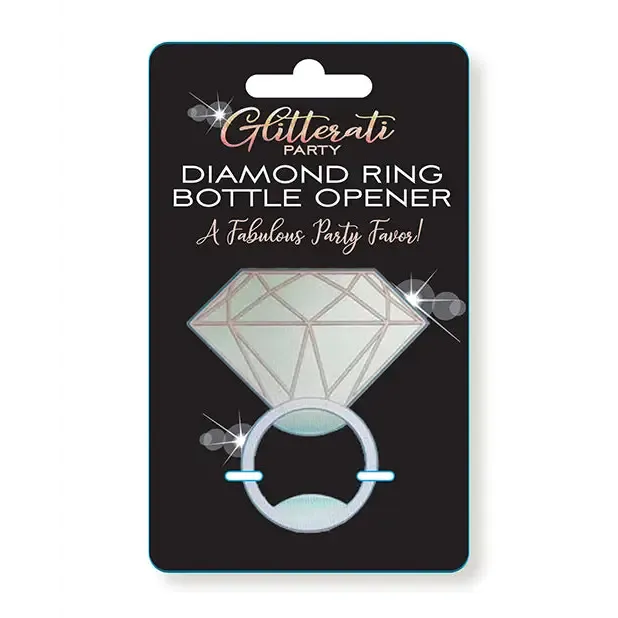 Glitterati Party Diamond Ring Bottle Opener Little Genie Male Sex Toys