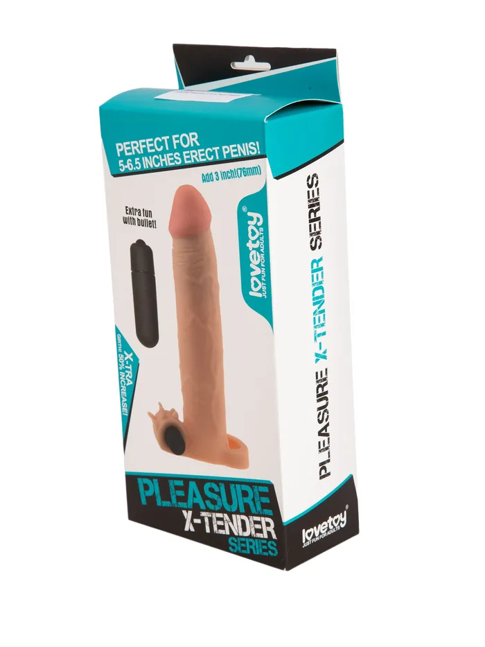 HonourSkintwocom Male Sex Toys Vibrating Realistic 6 Inch Penis Sleeve