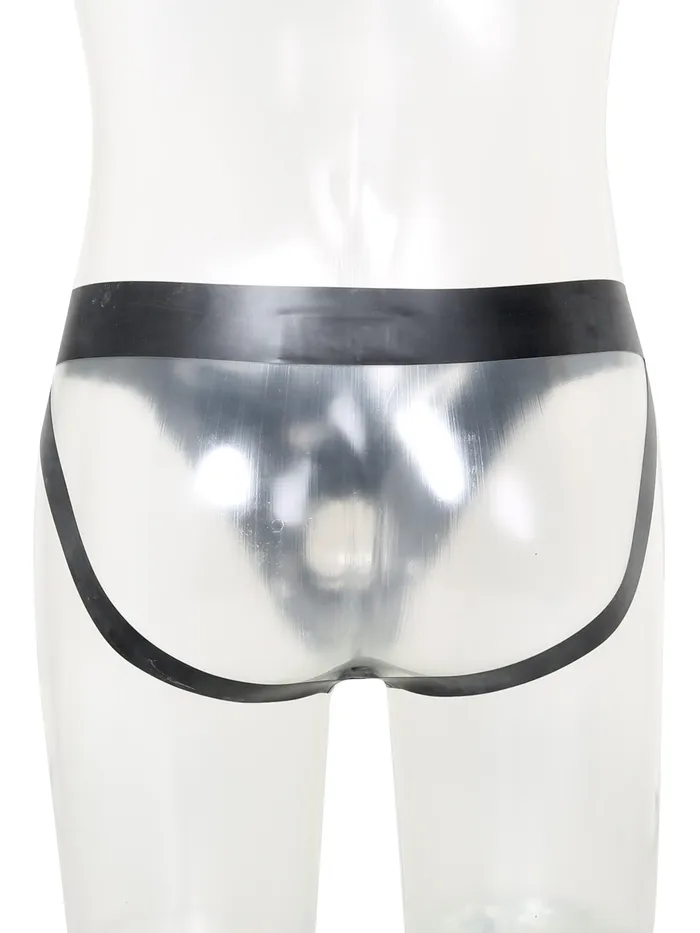 Latex Jock Strap With Cock Ring HonourSkintwocom Male Sex Toys