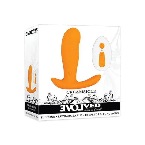 Male Sex Toys Evolved Evolved Creamsicle Plug with Wireless Remote