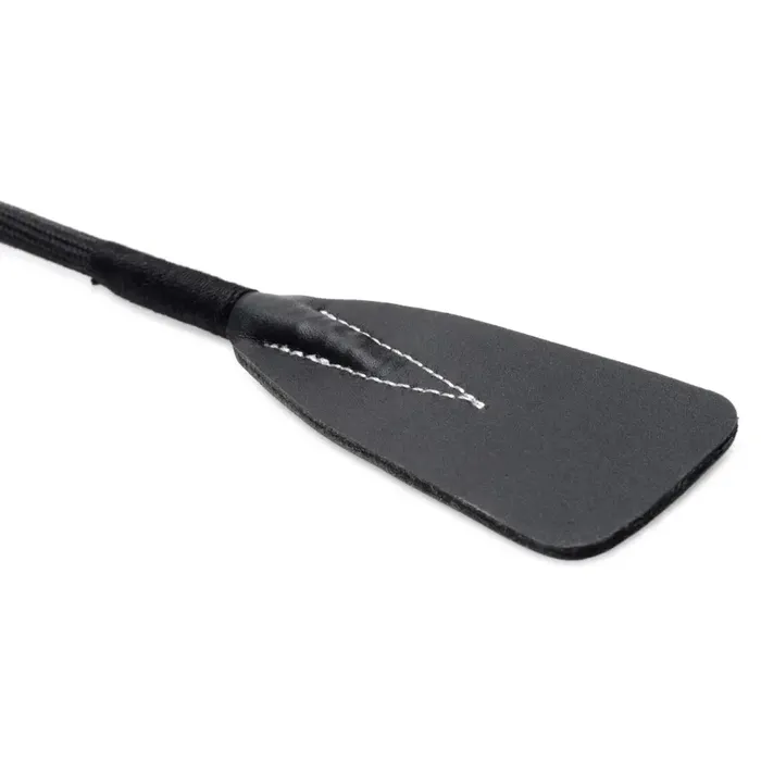 Restraints Strict Leather Short Leather Riding Crop With Rhinestone Handle