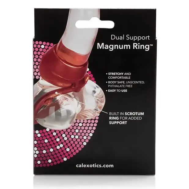 Vibrators CalExotics Dual Support Magnum Ring Red