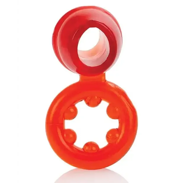 Vibrators CalExotics Dual Support Magnum Ring Red