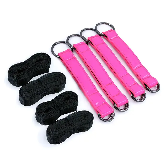 Vibrators NS Novelties Electra Tie Down Straps Pink