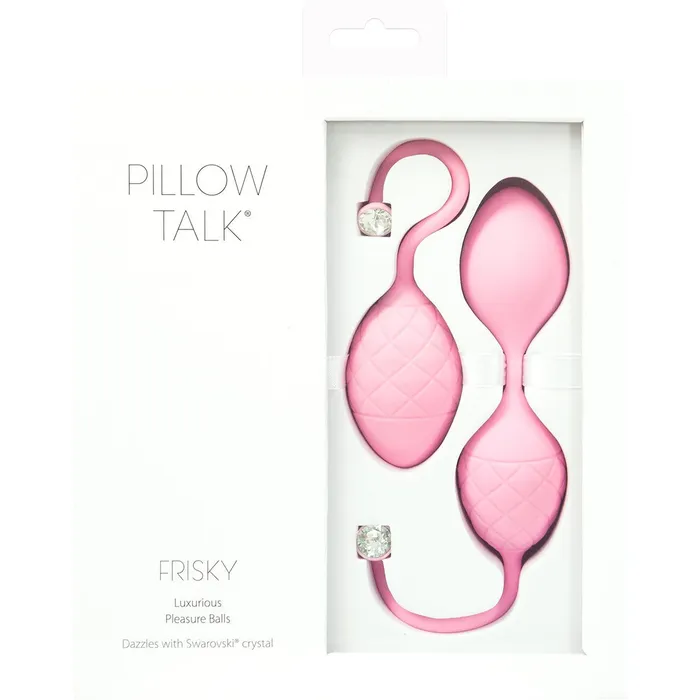 Vibrators Pillow Talk Pillow Talk Frisky Kegel Balls Pink