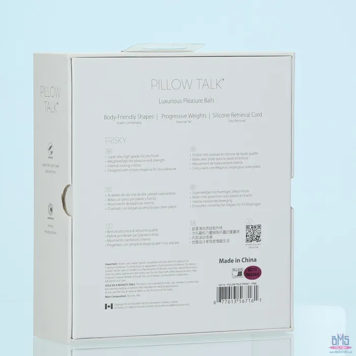 Vibrators Pillow Talk Pillow Talk Frisky Kegel Balls Pink