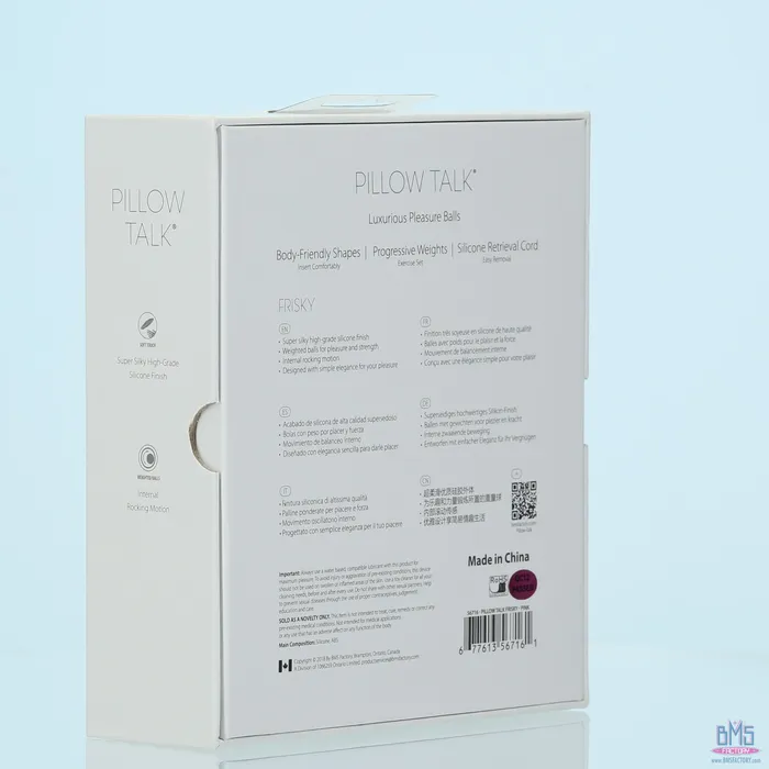 Vibrators Pillow Talk Pillow Talk Frisky Kegel Balls Pink