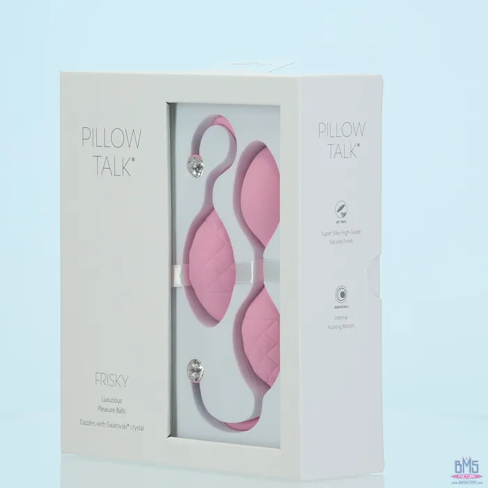 Vibrators Pillow Talk Pillow Talk Frisky Kegel Balls Pink