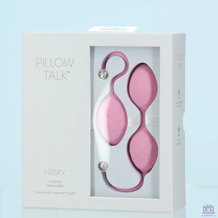Vibrators Pillow Talk Pillow Talk Frisky Kegel Balls Pink