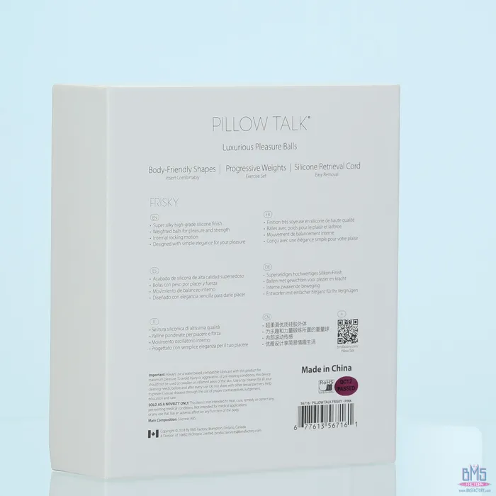 Vibrators Pillow Talk Pillow Talk Frisky Kegel Balls Pink