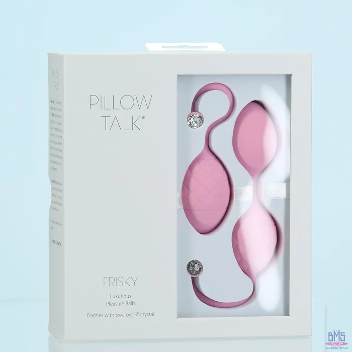 Vibrators Pillow Talk Pillow Talk Frisky Kegel Balls Pink