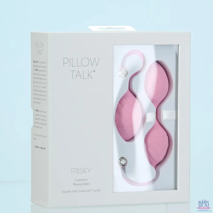 Vibrators Pillow Talk Pillow Talk Frisky Kegel Balls Pink