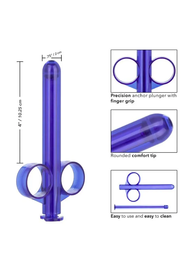 Cal Exotics Vibrators Cal Exotics Admiral Lube Tube Blue
