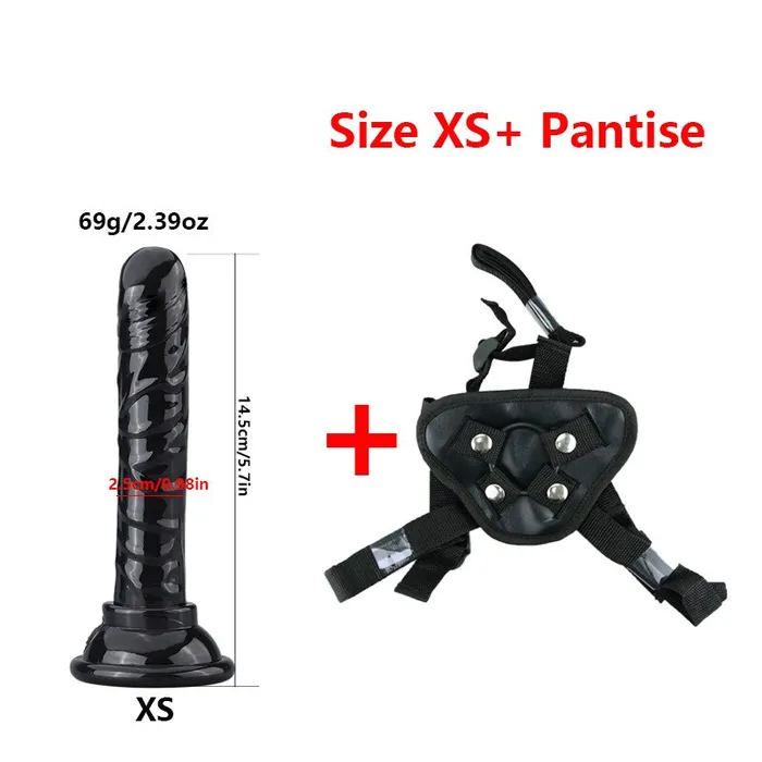 2455cm Dildo StrapOn Penis Adjustable Strapon Dildo Realistic Sex Toys for Lesbian Women Couples Suction Cup Dildo Pants LAZADASEXTOYS Female Sex Toys