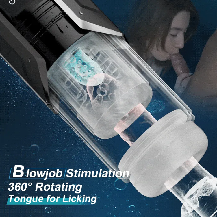 AcmeJoy Female Sex Toys King 100 Waterproof 4 IN 1 Automatic Masturbation Cup for Men