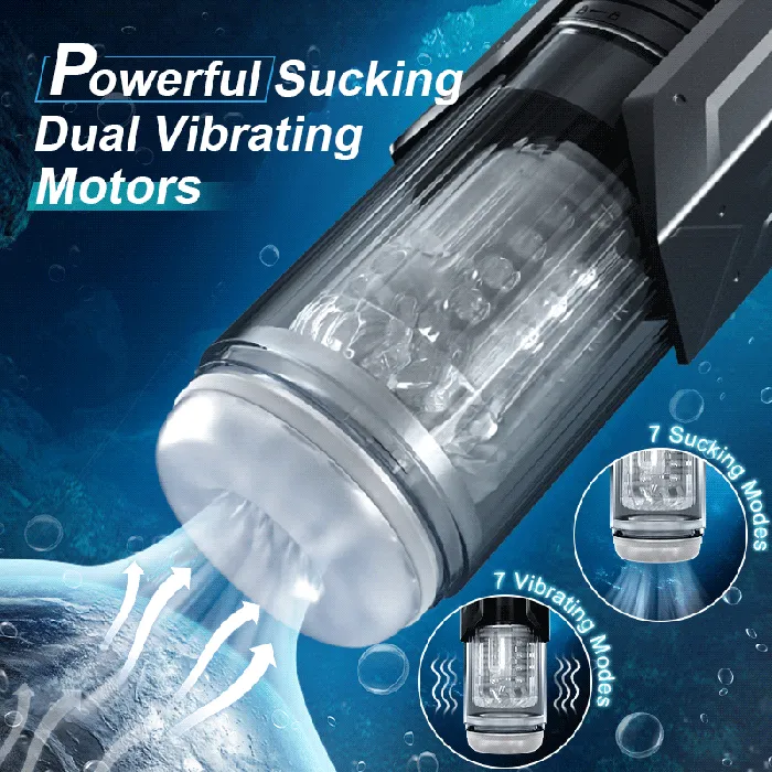 AcmeJoy Female Sex Toys King 100 Waterproof 4 IN 1 Automatic Masturbation Cup for Men