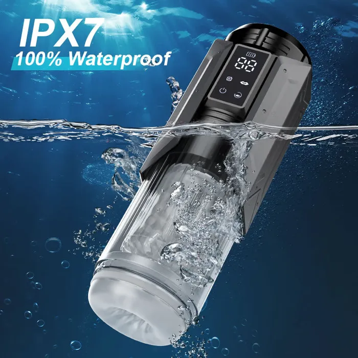 AcmeJoy Female Sex Toys King 100 Waterproof 4 IN 1 Automatic Masturbation Cup for Men