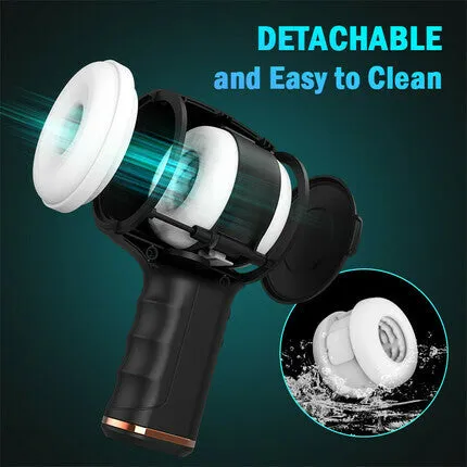 AcmeJoy Male Sex Toys Aegis 8 Vibrating 5 Thrusting Masturbator