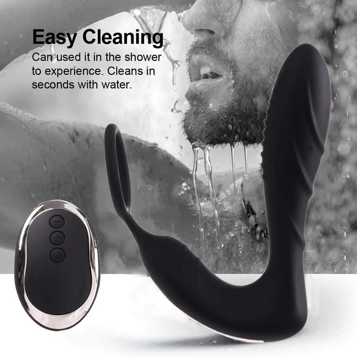 LAZADASEXTOYS Male Sex Toys HIMALL Wireless Remote Control Male Prostate Massager Silicone Anal Vibrator 10 Speed Butt Plug Sex Toys for Men Masturbator LAZADASEXTOYS Male Sex Toys HIMALL Wireless Remote Control Male Prostate Massager Silicone Anal Vibrator 10 Speed Butt Plug Sex Toys for Men Masturbator