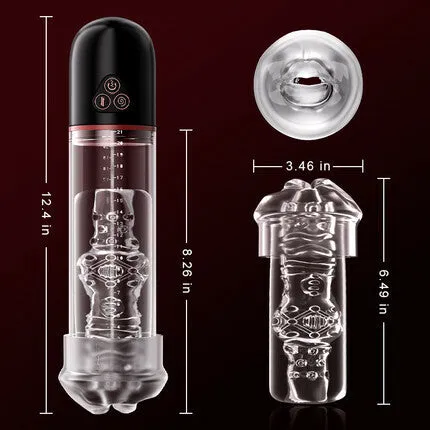 Male Sex Toys AcmeJoy SHANDE Sucking Vibrating Penis Pump
