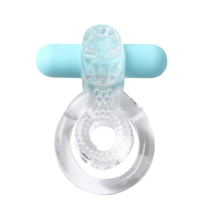 Sale Male Sex Toys Jayden Vibrating Erection Enhancer Ring Clear