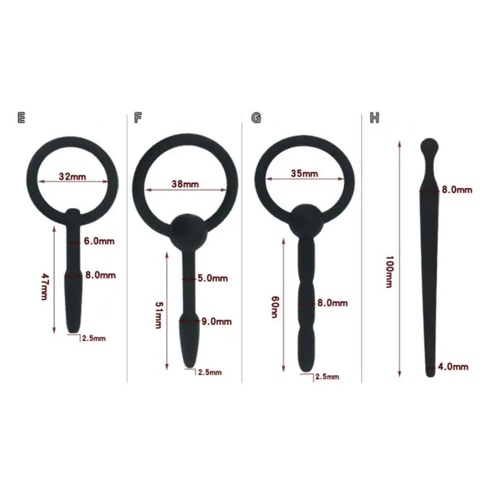 Silicone Urethra Catheter Male Penis Plug Sounding Tube Urethral Stretcher Urethral Sound Dilator Adult Sex Toy For Men Erotic LAZADASEXTOYS Male Sex Toys