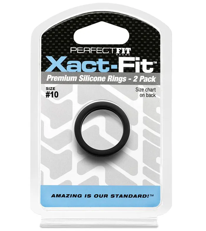 XactFit Ring 2Pack 10 Perfect Fit Male Sex Toys