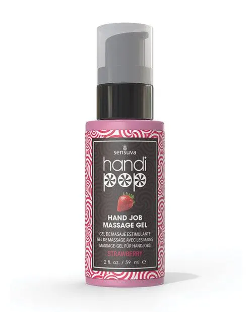 Enhancers Sensuva Valencia Naturals Handipop Hand Job Massage Gel 2 oz Bottle Strawberry Enhancers Sensuva Valencia Naturals Handipop Hand Job Massage Gel 2 oz Bottle Strawberry