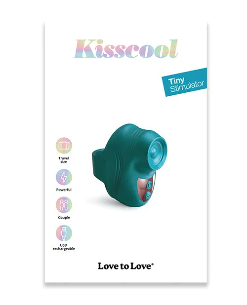Lovely Planet Love to Love Kisscool Tapping Finger Vibe Teal Me Vibrators