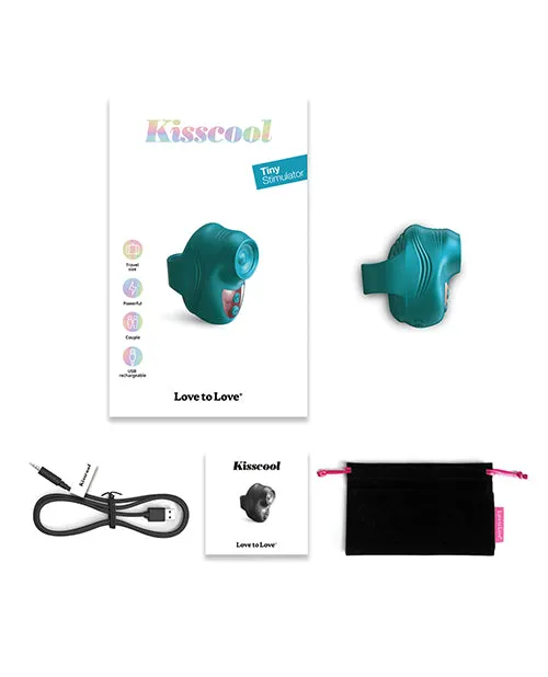 Lovely Planet Love to Love Kisscool Tapping Finger Vibe Teal Me Vibrators