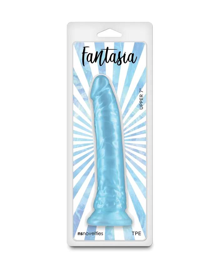 Ns Novelties INC Fantasia Upper 7 Dildo Turquoise Dildos