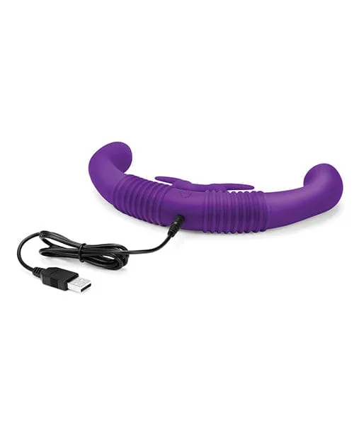 Together Female Sex Toys Together Female Intimacy Vibe with Remote Double Dildo Purple