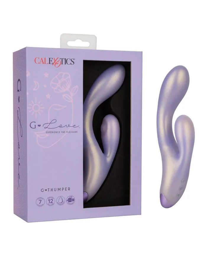 Vibrators California Exotic Novelties Glove Gthumper Purple