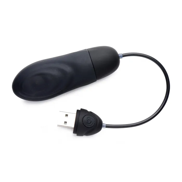 7X Pulsing Rechargeable Silicone Vibrator Black BANG Female Sex Toys