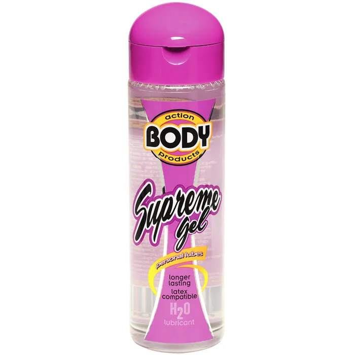 Anal Body Action Body Action Supreme Water Based Gel Lubricant 23 fl oz