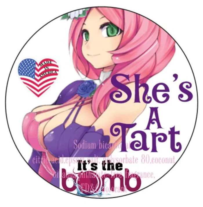Bath Bomb Shes A Tart Its the Bomb Vibrators
