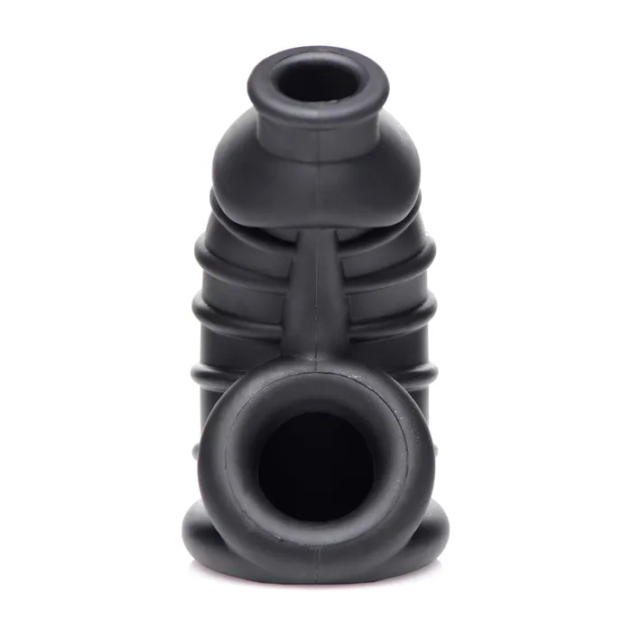 Dark Chamber Silicone Chastity Cage Master Series Male Sex Toys