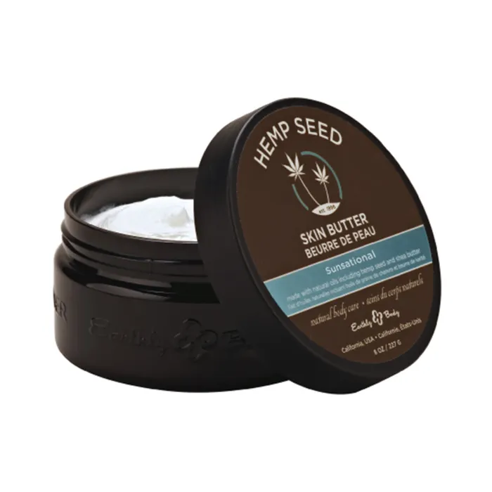 Earthly Body Eb Hemp Seed Sunsational Skin Butter 8oz Dildos