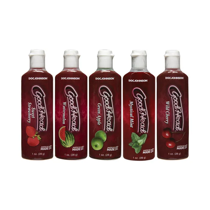 Enhancers Doc Johnson Goodhead Oral Delight Gel 5 Pack