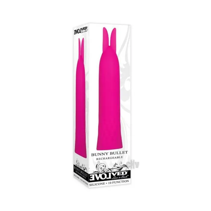 Evolved Evolved The Bunny Bullet Rechargable Silicone Pink Vibrators