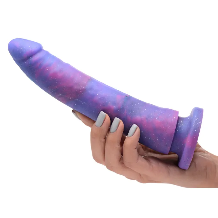 Magic Stick Glitter Silicone Dildo 8 Inch Strap U Anal