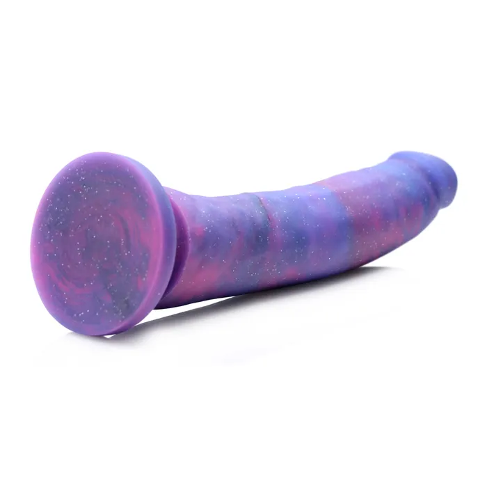 Magic Stick Glitter Silicone Dildo 8 Inch Strap U Anal