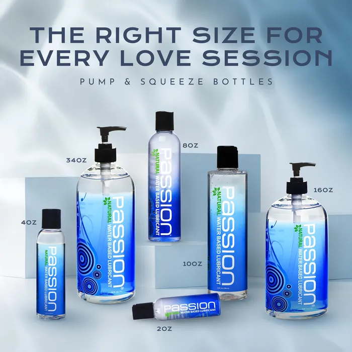 Passion Lubricants Sexual Health Wellbeing Passion Natural WaterBased Lubricant 34 oz