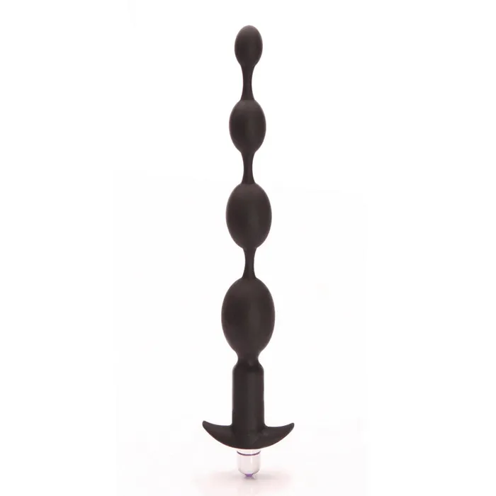 Tantus Vibrating Progressive Beads Vibrating Beaded Anal Plug Black Tantus Anal Tantus Vibrating Progressive Beads Vibrating Beaded Anal Plug Black Tantus Anal