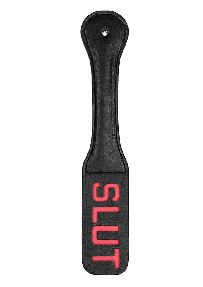 Couples Ouch Ouch Leather Paddle Slut