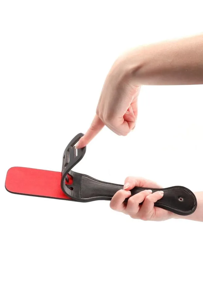 Couples Ouch Ouch Leather Paddle Slut